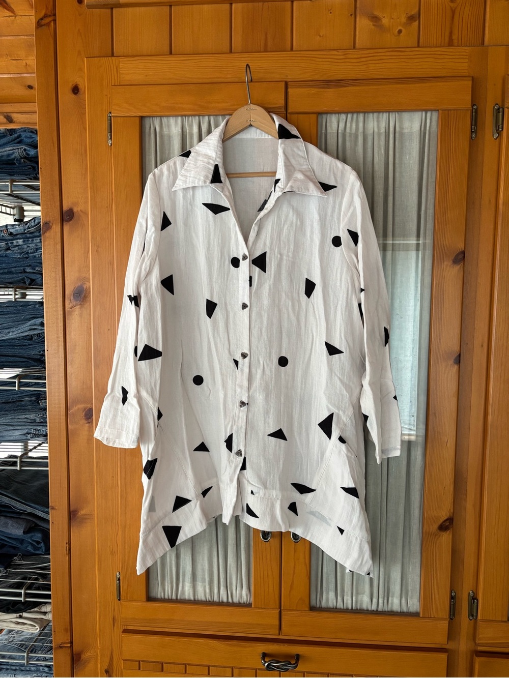 Asymmetrical Linen Tunic